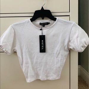 MOTEL ROCKS “Tasya top rib” BNWT